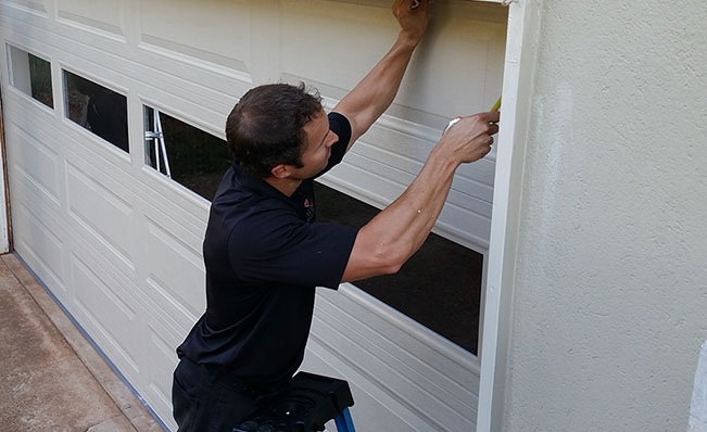 Garage door installation by Platinum Overhead Door